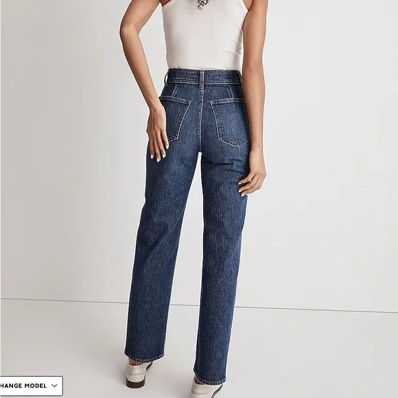 Madewell | The Perfect Vintage Straight Jean | Stanhill Wash Pocket Edition | 28 - Picture 4 of 12